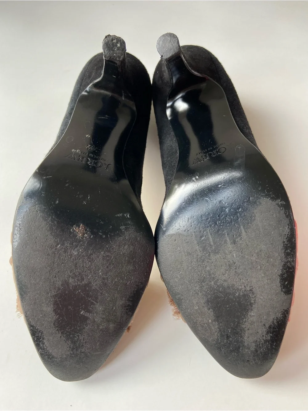 Vintage David Black and White Leather Pointed-Toe Pumps